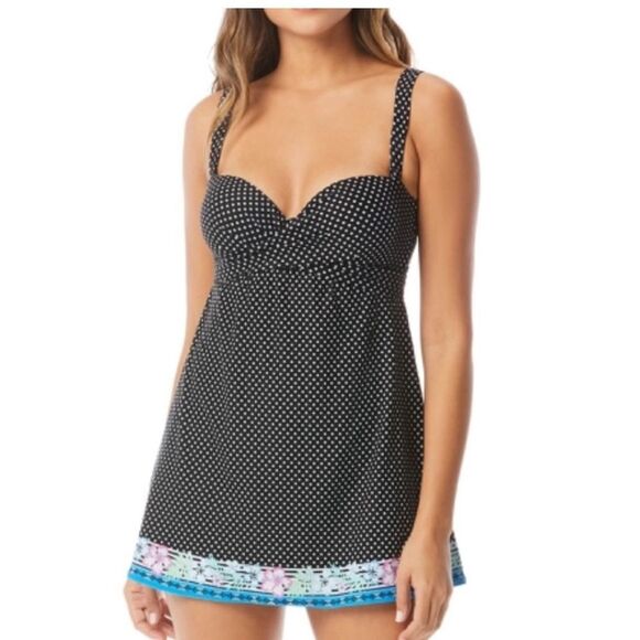 Coco Reef Five Way One Piece Swimdress Swimsuit Size 32/34D - Picture 1 of 9